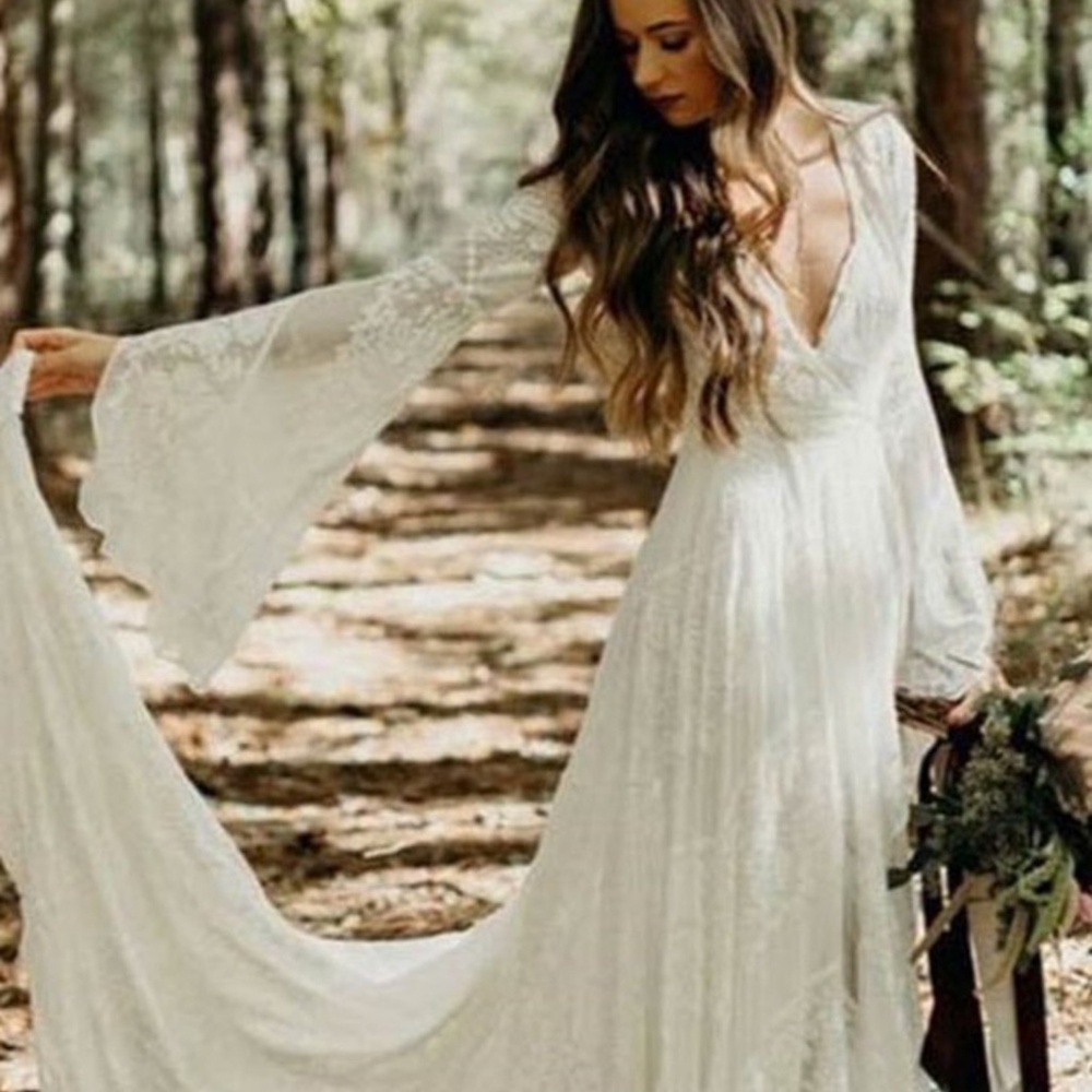 Brand new boho wedding dress